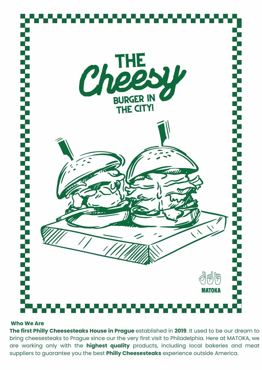 Originální plakát MATOKA The Cheesy Burger in the City
