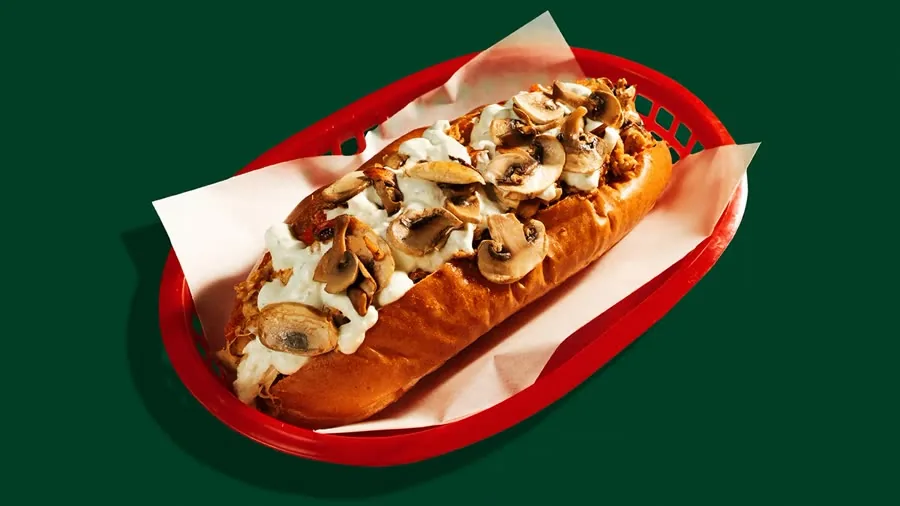 Mushroom Chicken Cheesesteak z nabídky MATOKA
