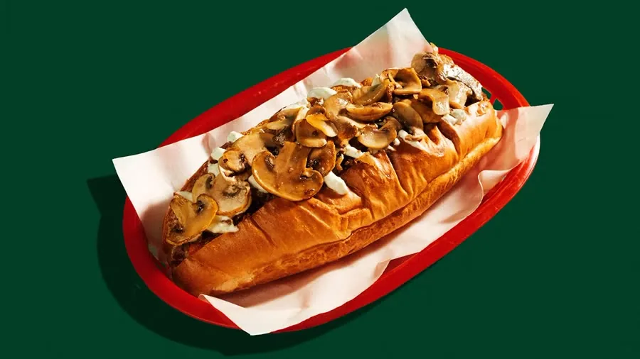 Mushroom Philly Cheesesteak z nabídky MATOKA