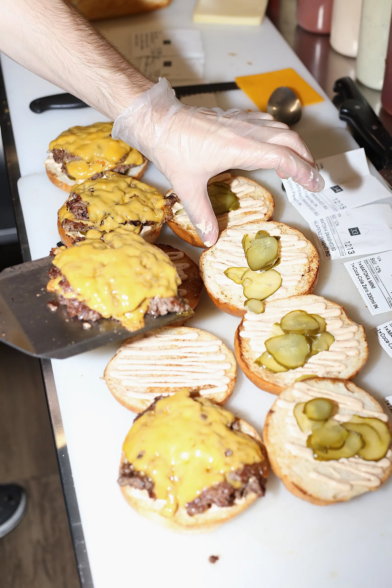 Smashed burger MATOKA s čedarem